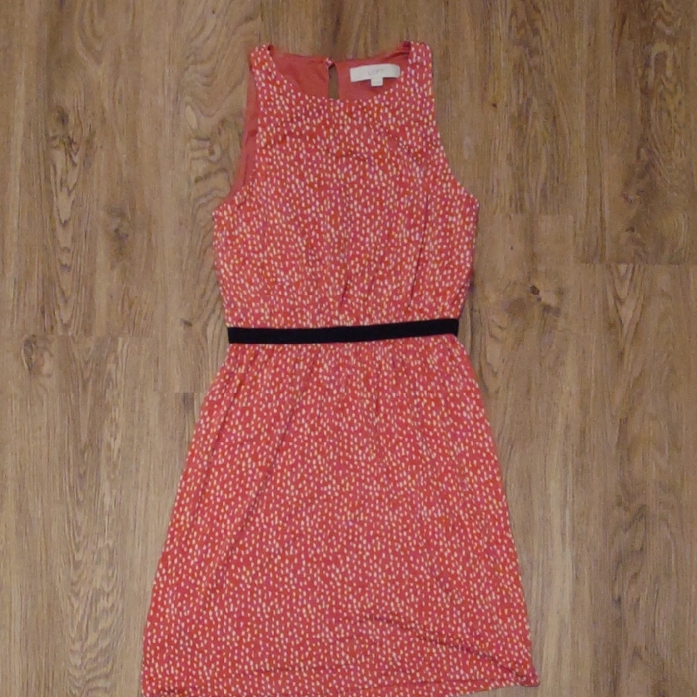 Ann Taylor Loft Elegant Red Sleeveless Dress - size XS